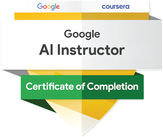 Venturonics Google Certified AI Instructor Badge