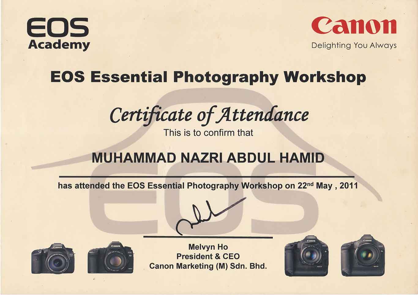 Venturonics Credentials Canon Photography Pt.1